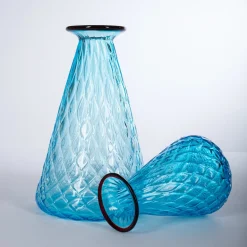 Acqua Mare Balloton Set di 2 vasi conici azzurri