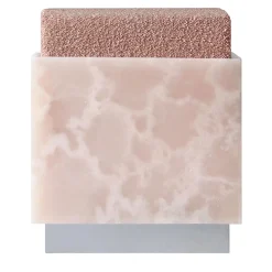 Alfie Rosa Pouf in Onice