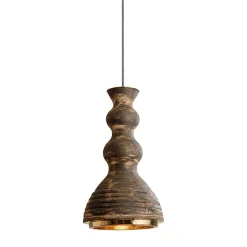 7307 Allegra, lampada a sospensione marrone sfumato