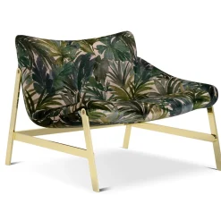 Amaca con sedia a sdraio a motivi tropicali di Debonademeo Studio