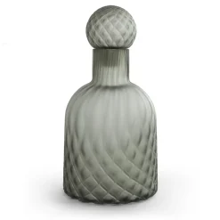 Ampolla in vetro acidato color grigio effetto balloton