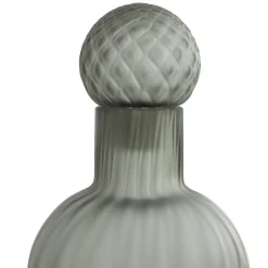 Ampolla in vetro acidato color grigio effetto balloton