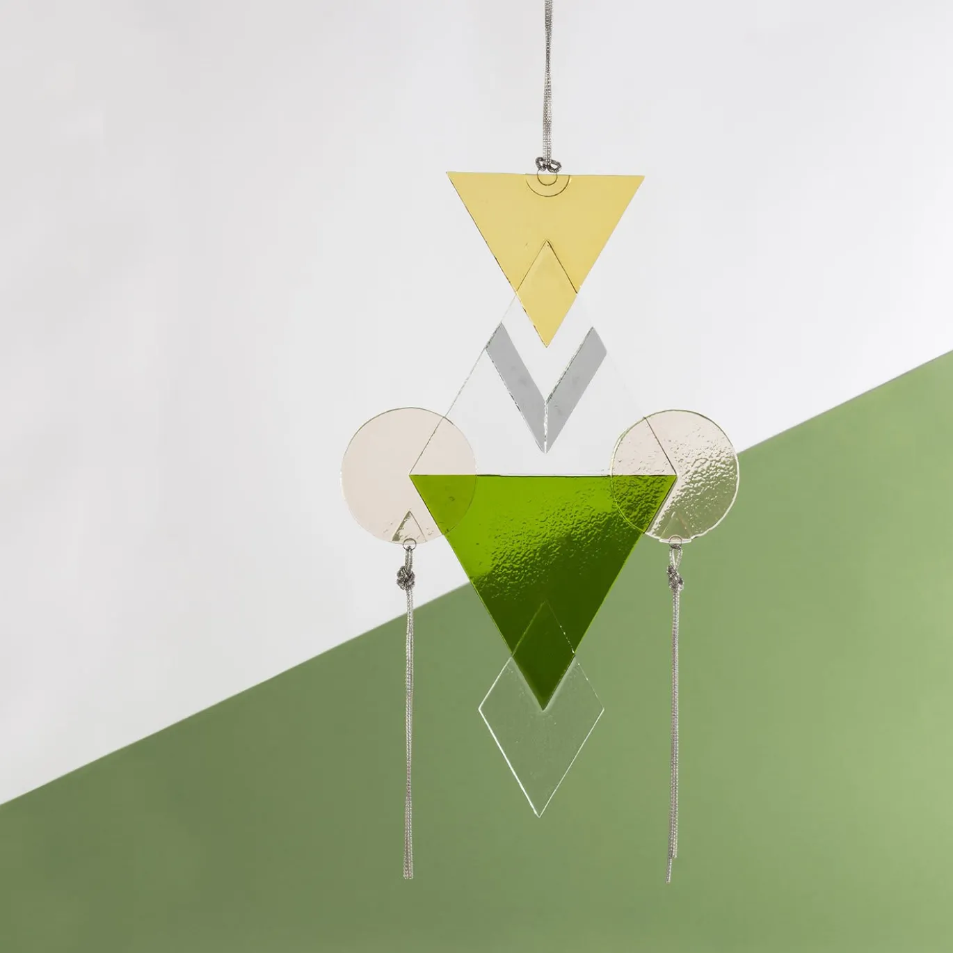 Amuleto in vetro e argento Mojo Artisianal