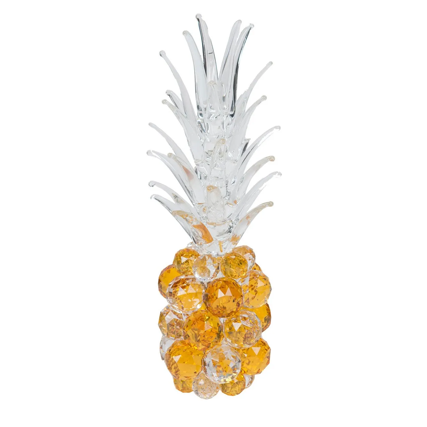 Ananas piccolo in cristallo ambrato