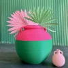 Anfora Big Numa XXL Bicolore Verde e Fucsia