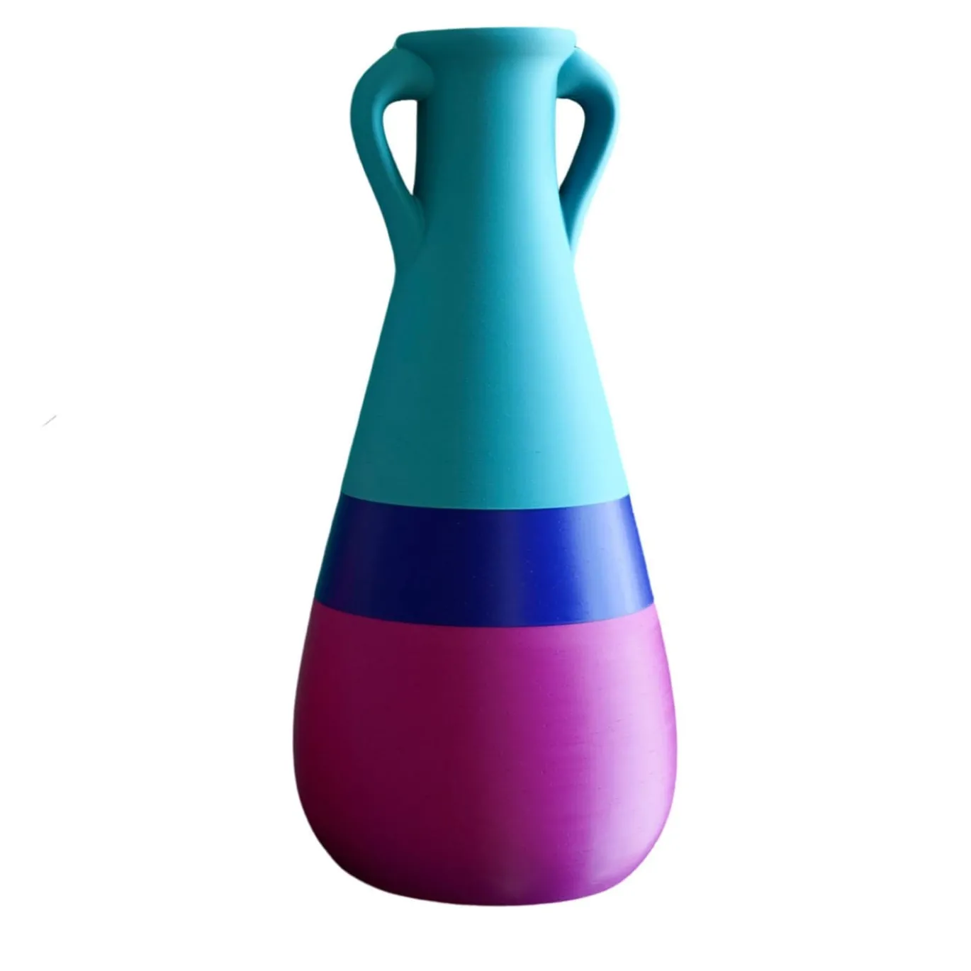 Anfora Cornelia XXL blu fucsia e azzurra