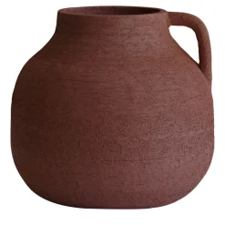 Anfora decorativa rossa a una mano