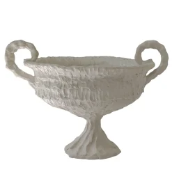 Anfora Grande in Ceramica Bianca Rocco