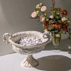 Anfora Grande in Ceramica Bianca Rocco