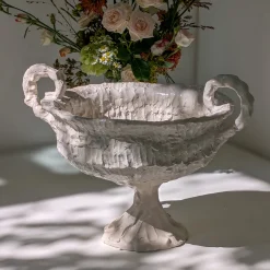 Anfora Grande in Ceramica Bianca Rocco