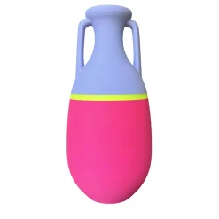 Anfora Teodosio XL Fucsia Giallo e Lilla