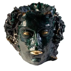 Angelica Amore Infinito Vaso antropomorfo verde scuro