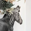 Animalia Vaso cilindrico in porcellana con zebra