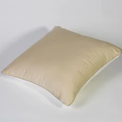 Anthea Piping Cuscino Bicolore Beige e Bianco
