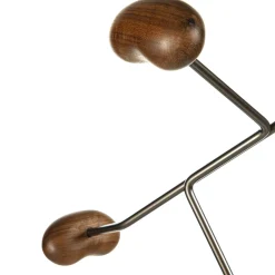 Appendiabiti in metallo e legno marrone Seed