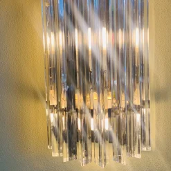 Applique a 12 luci in vetro di Murano