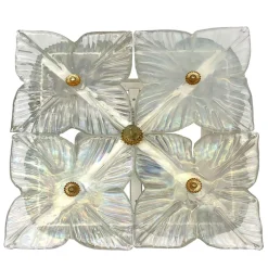 Applique con fiori di Murano