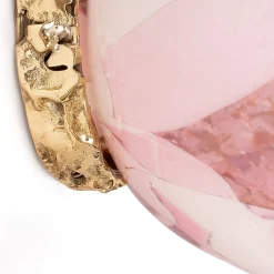 Applique Crown in Vetro di Murano Rosa