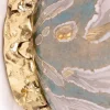 Applique Crown in Vetro di Murano Denim