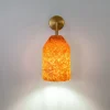 Applique da muro LAAB Small con foglie di Ginkgo e dettagli in bronzo