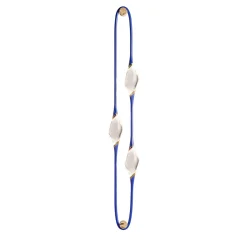 Applique da parete Il Pezzo 12 in Ottone Blu Majorelle e Oro