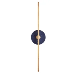 Applique Essential / Elite Stick in ottone lucido e sodalite