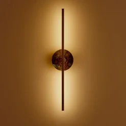 Applique Essential / Elite Stick in ottone lucido e labradorite