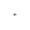 Applique Essential Grand Stick in bronzo e travertino