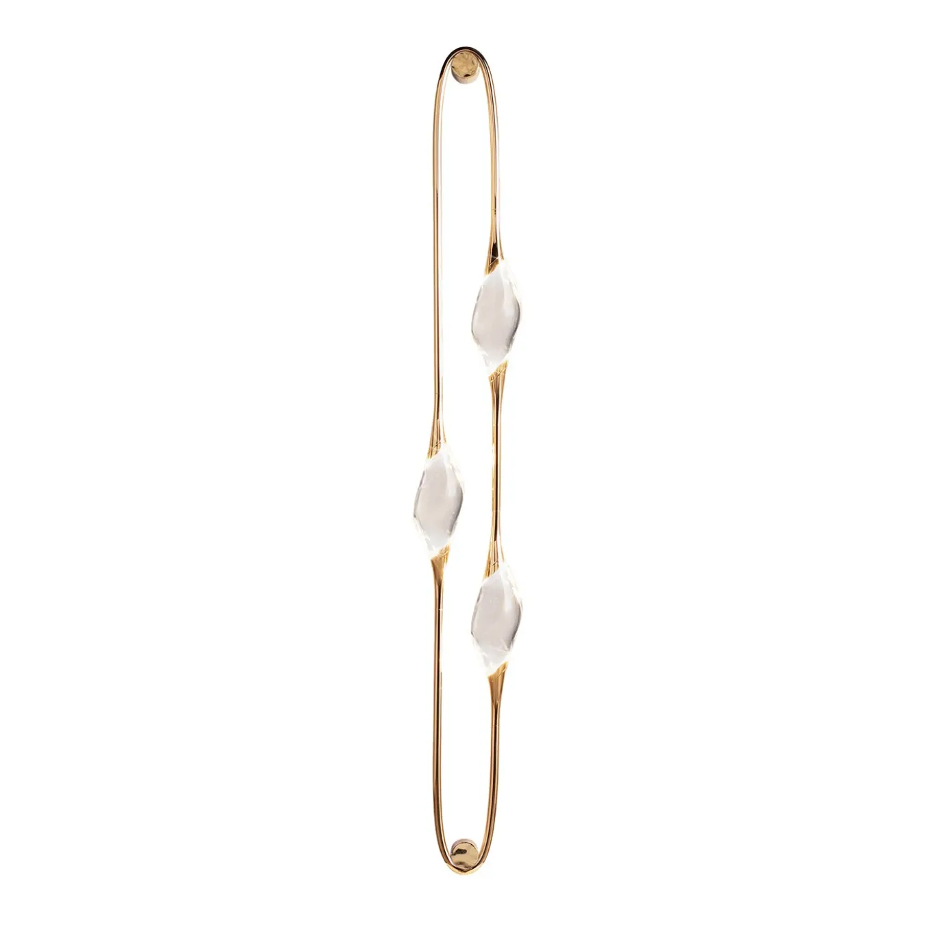 Applique Il Pezzo 12 a 3 Luci in Ottone Oro