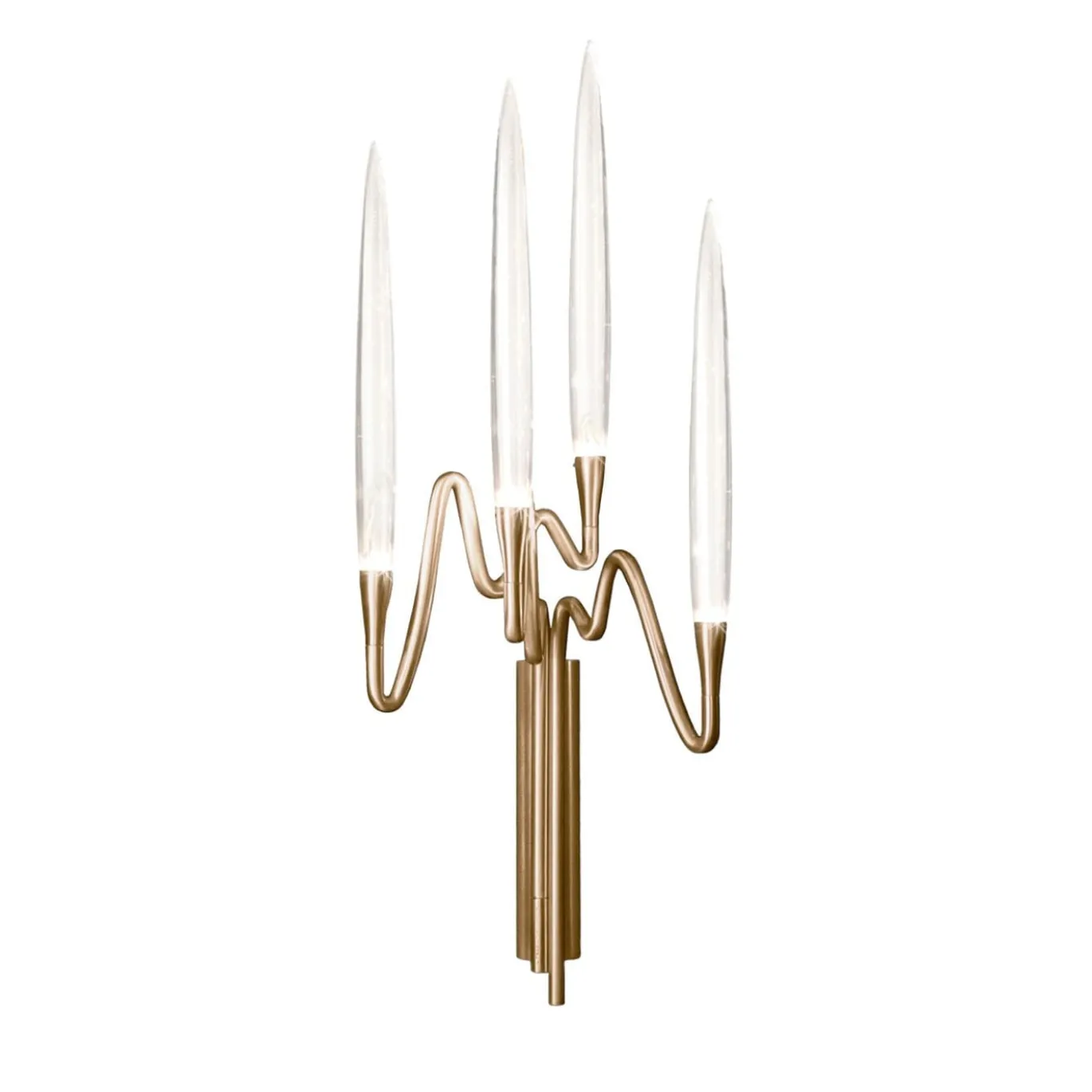 Applique Il Pezzo 3 a 4 luci ottone satinato