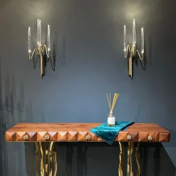 Applique Il Pezzo 3 a 4 luci ottone satinato