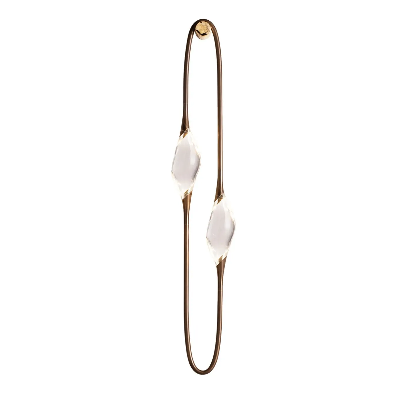 Applique Il Pezzo 12 in bronzo e ottone dorato