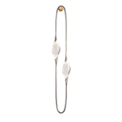 Applique Il Pezzo 12 in Ottone con Finitura Nichel