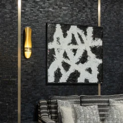 APPLIQUE JIRO' IN OTTONE CON FINITURA CHAMPAGNE - PONT DES ARTS PARIGI