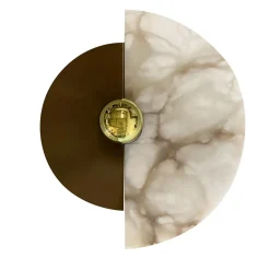 Applique Levante in bronzo e alabastro