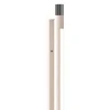 Applique lineare Thula media in metallo beige