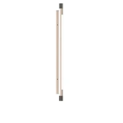 Applique lineare Thula media in metallo beige