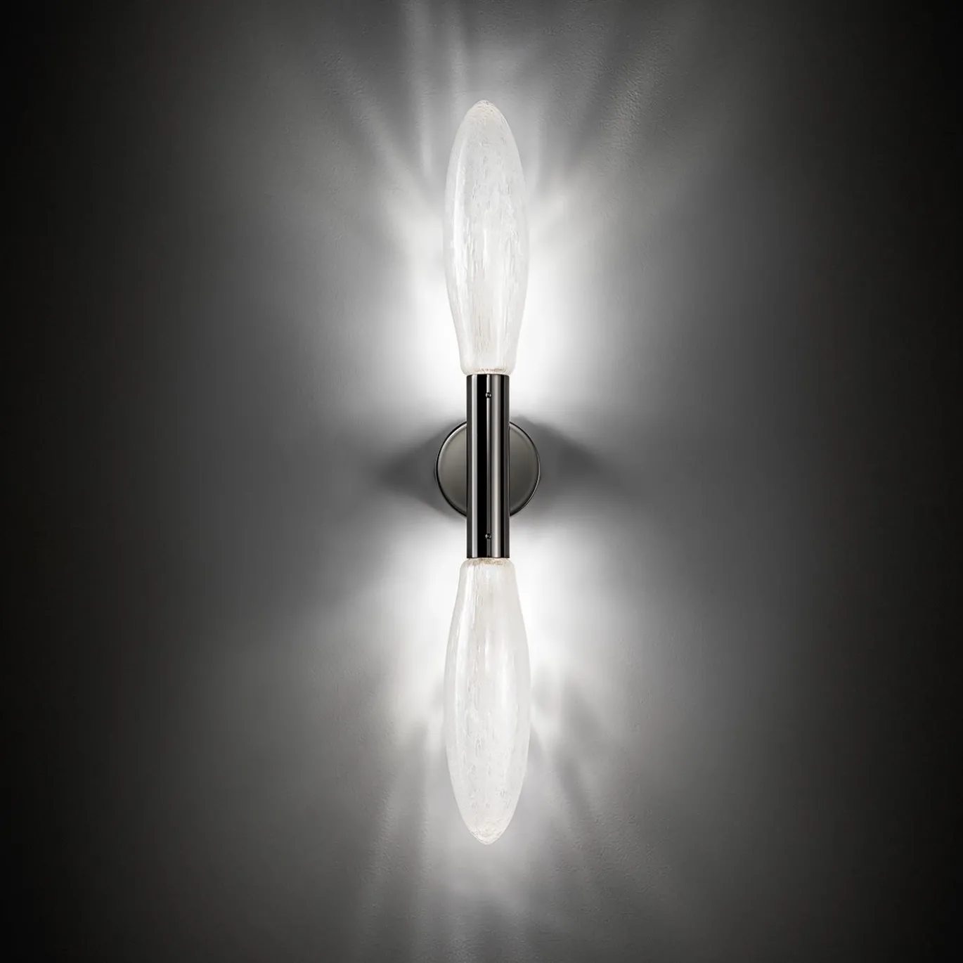 Applique Miox Glass Black Sconce