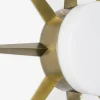 Applique/Plafoniera Solare Windrose in Ottone Bianco