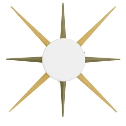 Applique/Plafoniera Solare Windrose in Ottone Bianco