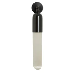 Applique Selene in bronzo e selenite