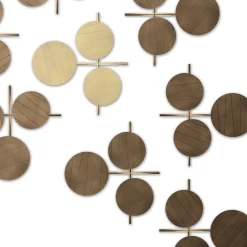Applique Shamrock in ottone marrone