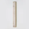 Applique Tech Long in ottone satinato e alabastro