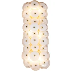 Applique verticale da parete Nara in vetro