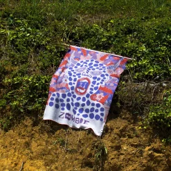 Arazzo/Coperta Zombie Multicolore in Cotone Biologico