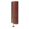 Archimede Colonna Rotante in Laccato Rosso per Toiletries