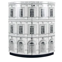 Architettura Armadio ad angolo bianco e nero