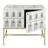 Architettura Gold Armadietto rialzato