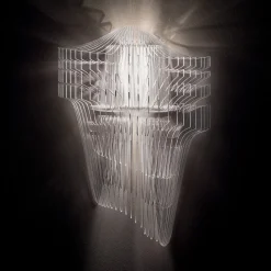 Aria Applique Applique trasparente di Zaha Hadid