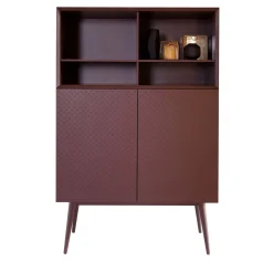 Armadietto alto Tiles Maroon